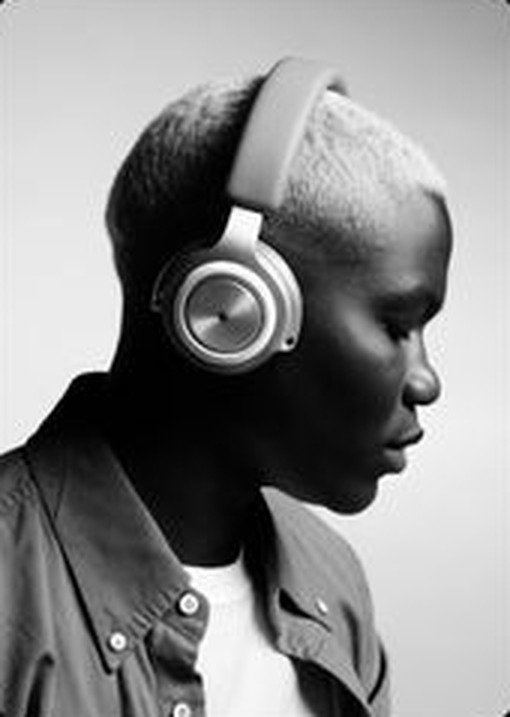 Portrait with headphones